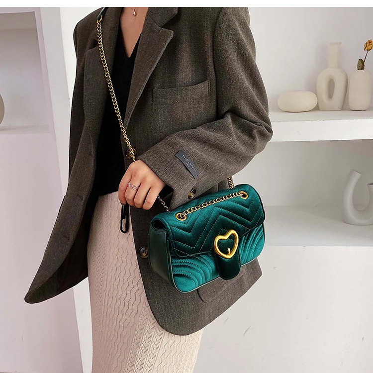 Роскошные сумки, женские сумки, дизайнерские бархатные Мини женские ...