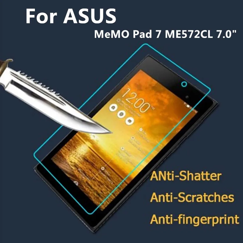 Защитный чехол из закаленного стекла для Asus MeMO Pad 7/ ME572C ME572CL ME572 ME176CX ME176 Pad7 7 дюймов