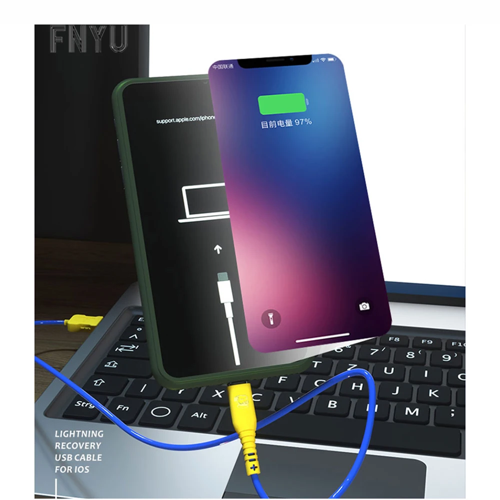 Cabo para Ios Modo de Recuperação de Transmissão de Dados Cabo para o Telefone de Carregamento do Cabo Mecânico Idata Lightning Recovery Automática Usb