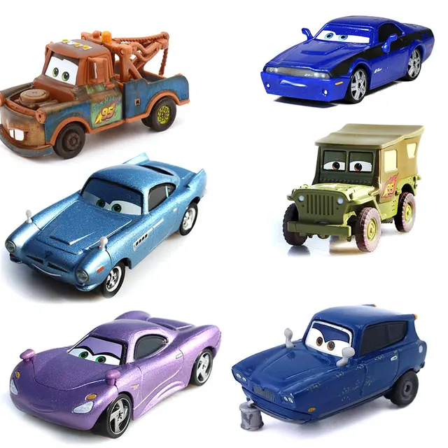 Genuine Cars2 Finn Mcmissile Holley Badass Doc.z Car model Anime Movie Characters Model Alloy Metal Diecast Vehicle Toy for Boys 2