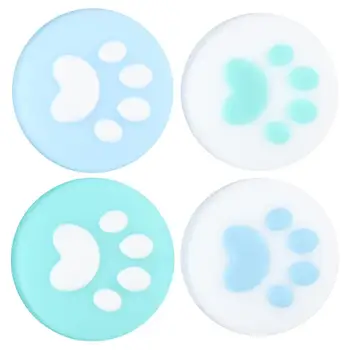 

4pcs Silicone Joystick Protective Cap Cat Paw Joystick Grip Button Caps Cover Skin
