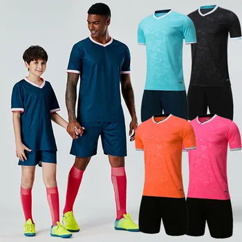 

Football uniform suit men's competition training team uniform custom long-sleeved children's adult sports suit jersey printing