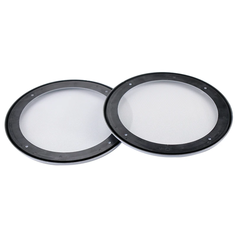 Rebower Cubierta De Malla Para Parlantes, Protector De Rejilla Para Subwoofer, [para Audio Doméstico], 3 Pulgadas, Negro, 2 Piezas