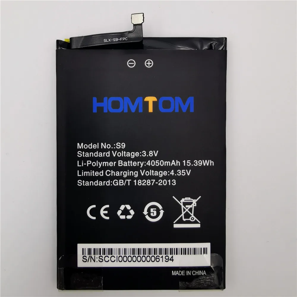 HOMTOM S9 Plus аккумулятор 4050 mAh для HOMTOM S9 S9 Plus смартфон+ Бесплатные инструменты