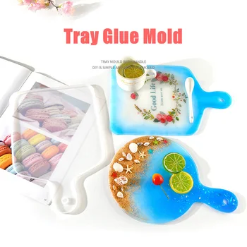 

Resin Silicone Molds Tray Molds for Epoxy Resin DIY Resin Serving Board Resin Serving Tray Great for Home Decoration Tools