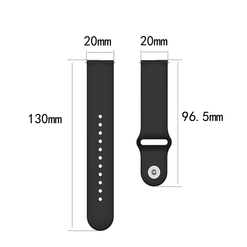 Силиконовый ремешок для часов Ремешок для samsung Galaxy Watch Active 2 40 мм/44 мм умные аксессуары