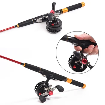 

4 + 1BB 2.6: 1 Fly Fishing Reel Left Hand Fish Tackle Line Drag Spool Baitcasting Wheel Fishing Gear Tool Supplies
