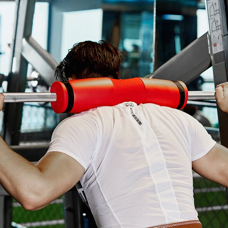 Пенопластовая Накладка для тренажерного зала Тяжелая атлетика мягкая приседания поддержка для спины и плечей шейный защитный коврик с ремешком