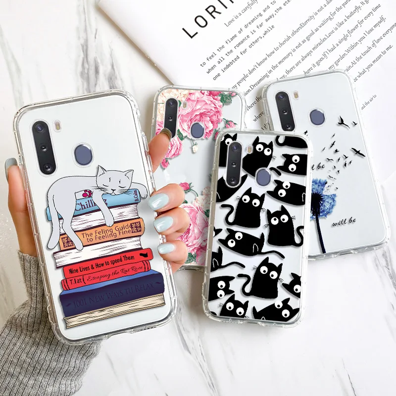 Clear Phone Case For Samsung A51 Case For Samsung Galaxy A32 A12 A22 A71 A72 A52 A52S A82 A21 A41 A11 A31 A50S Shockproof Cover