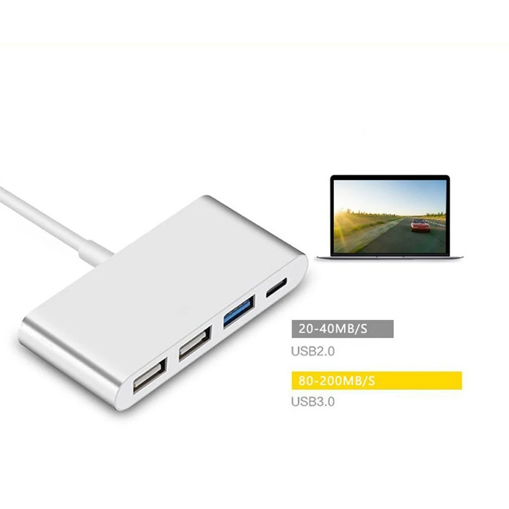 Несколько Порты 4-в-1 Тип с портом типа C 2,0/3,0 разветвитель usb-хаб адаптер для м acBook портативных ПК компьютер универсальные аксессуары