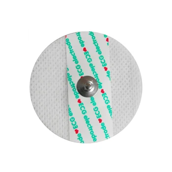 

50pcs Ambulatory ECG pads for Electrocardiograph Fittings Lead Wire ECG poster Circular Electrode Adult Non-woven Fabric