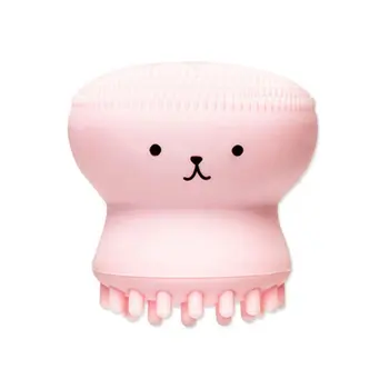 

Cute Jellyfish Wash Brush Exfoliating Face Cleaner Massage Soft Silicone Facial Brush Scrubber Deep Pore Cleaning Brush hot