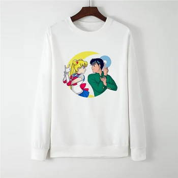 

Autumn Winter Fashion Brand Casual Kawaii Kpop Harajuku Sailor Moon Hoodie Sweatshirt Coat Tops Tracksuit