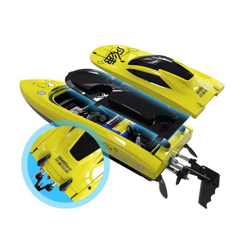 2 4G скоростная лодка RC высокая скорость дистанционное управление двухслойная