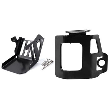 

Oil Sump Protector Guard Cover for YAMAHA MT-09 Tracer FJ-09 FJ09 2016-2017 & Rear Brake Fluid Reservoir Guard Cover