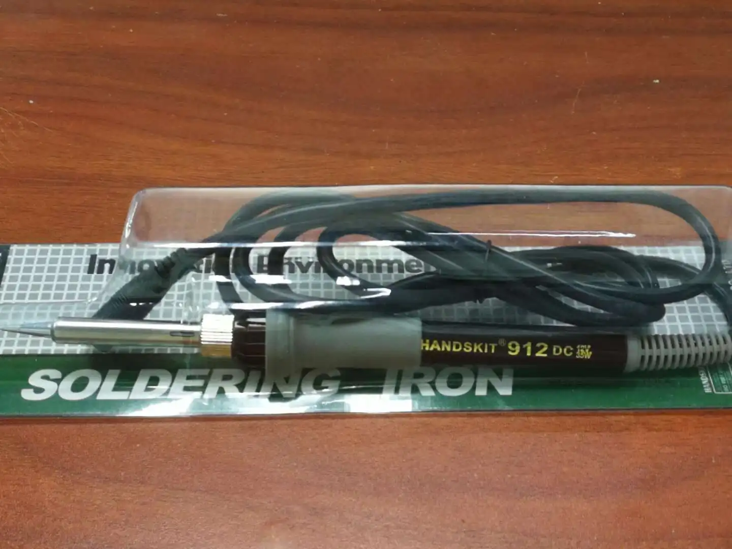 912 Electric Iron Internal Heated 35W Soldering Iron Kit Car Mounted Constant Temperature Low Voltage Luo Stylus Car Welding Too