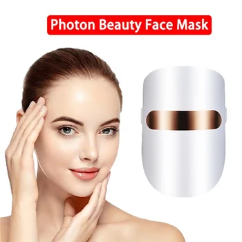 

LED Facial Mask Purge Belleza Facial Skin Rejuvenation Masque Photon LED Mask Face light Therapy Wrinkle Acne Beauty Skin Tool