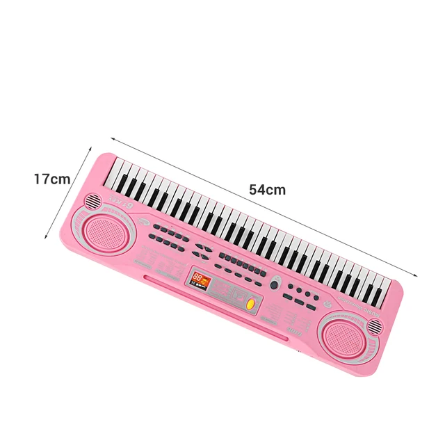 14€99 sur MOGOI Piano pour enfants multifonctionnel Clavier de 61 touches  avec Microphone, Piano numérique, Top Prix