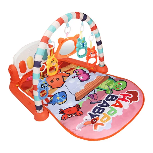 Baby Play Mat Kids Activity Gym Rug Puzzle Carpet With Piano Keyboard