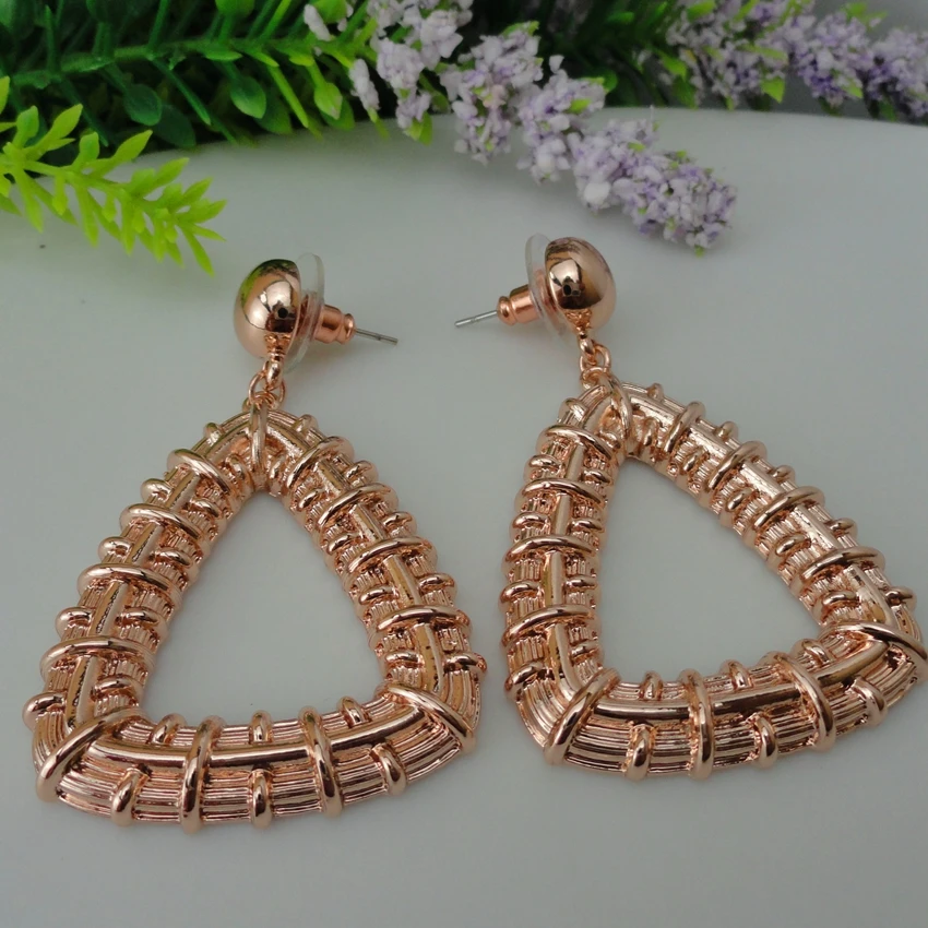 Yuminglai 24K Дубай золотые серьги итальянские серьги для женщин FHK8619