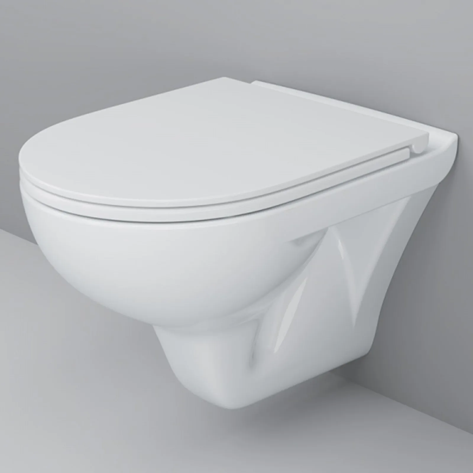 Унитаз подвесной Am.Pm Gem C901738SC с сиденьем