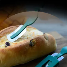 Couteau à pain en Arc, outils Lame à pain, Baguette coupe-pain français, coupe-pain incurvé avec Lame fine en acier au carbone 1 pièce