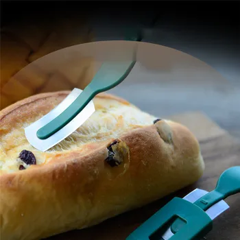 

1PC Bread Lame Tools Arc Bread Knife Baguette Cutting French Cutter Curved Bread Cutter with Thin Carbon Steel Blade