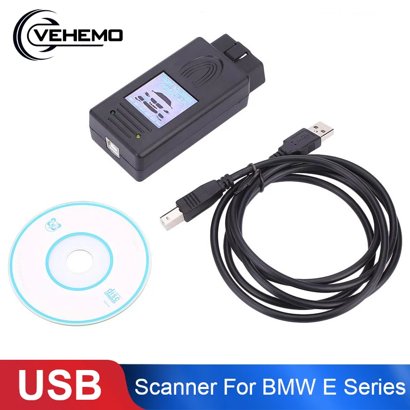 Для BMW OBDII сканер 1.4.0 Диагностический OBD2 считыватель кодов для E38 E39 E46 E53 E83