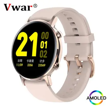 

2020 Vwar SG3 Full Touch Amoled 390*390 HD Screen ECG Smart Watch Wireless Charging IP68 Waterproof Heart Rate Smartwatch SG2 S