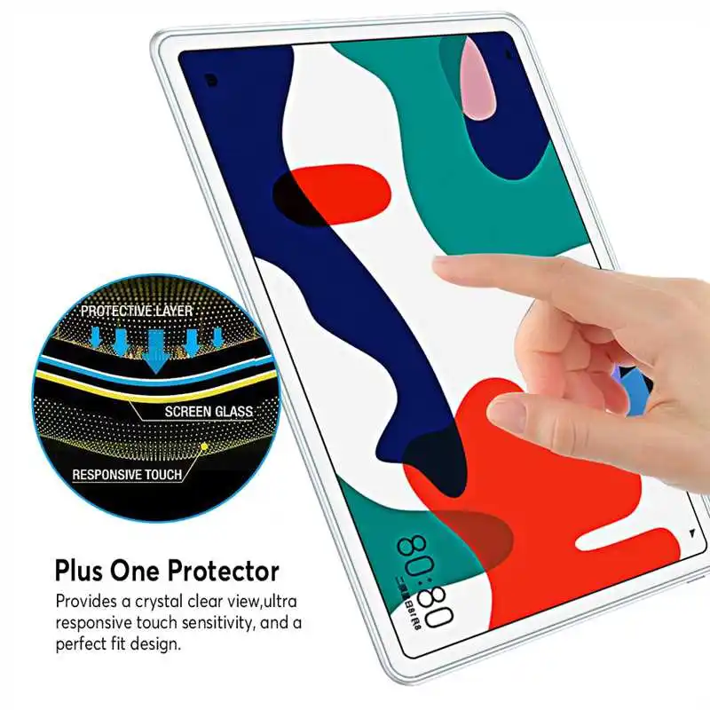 Tempered Glass Screen Protector For Huawei MatePad 10.4 MediaPad M5 10 Pro Lite 8 Honor Pad V6 Tablet Glass