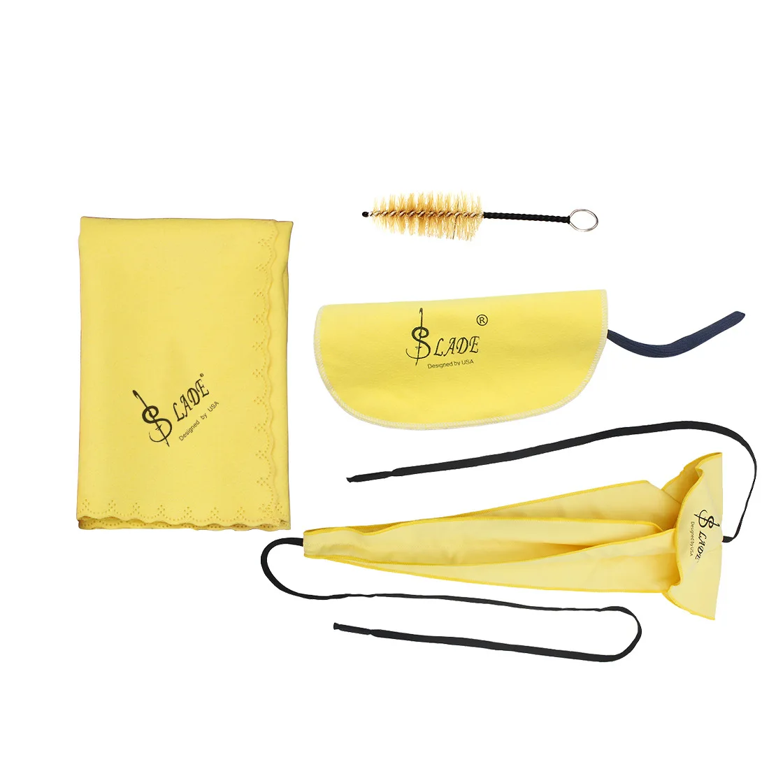 

4pcs/set Saxophone Maintenance Cleaning Kit Sax Clean Cloth Brush Set for Alto Tenor Soprano Saxophone Accessories