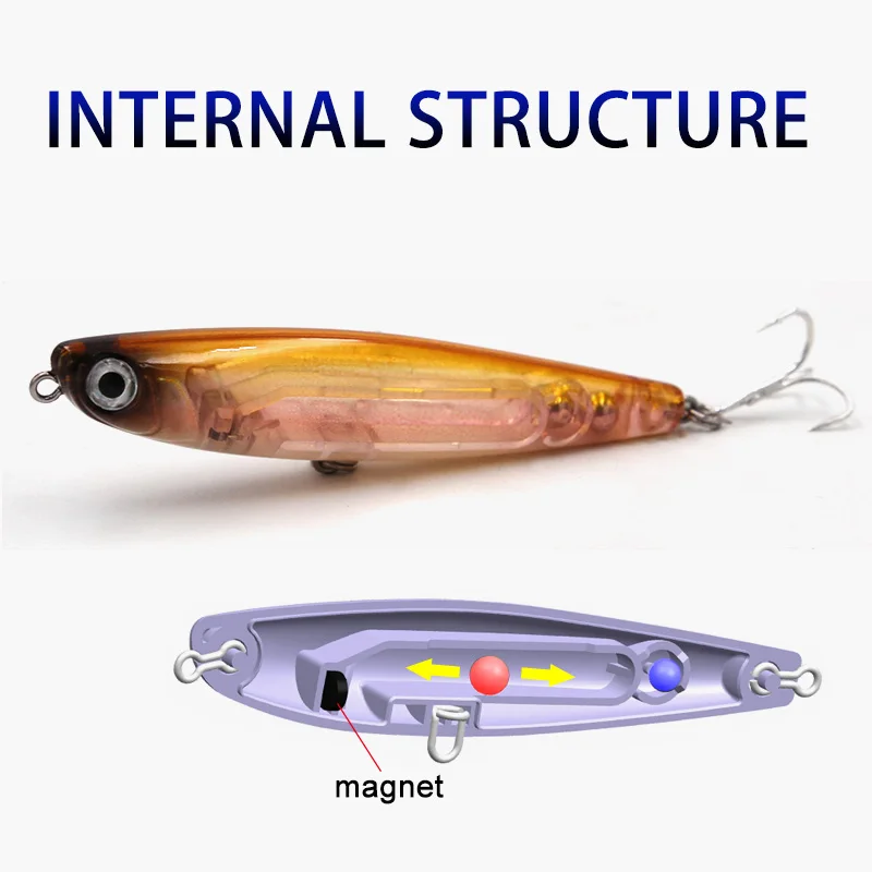 Wondershot D02 Sparrow 90mm 11.5g fishing lures Artificial bait Hot Pencil The Best Bass Bait Floating Wobblers seabass killer 4