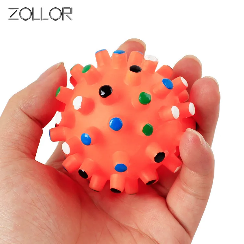 

ZOLLOR Newst professional Pet Dog Cats Funny Toys Chewing Vocal toys Dog molars boring toy ball Small and Large Dogs Pet Puppy