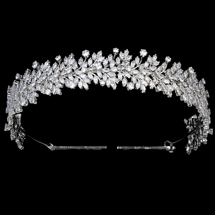 Tiaras e Coroa Acessórios de Cabelo Requintado Casamento Encantador Elegante Bandana Jóias Brilhantes Coroa Bc5832 Corona Princesa 1 Tiaras e coroa requintado acessórios de cabelo