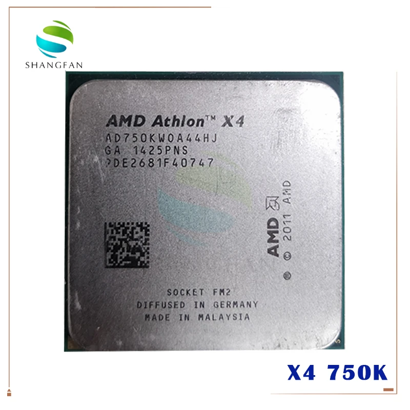 AMD X4 750X 750K AD750XOKA44HL AD750KWOA44HJ Quad Core FM2 3 4 GHz Socket FM2|cpu processor|socket fm2amd x4 |