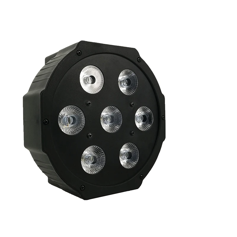 Djworld беспроводной пульт дистанционного управления 7x18 Вт RGBWA UV 6в1 смешивание цвет света для DJ диско бартдей вечерние Семейные бальные