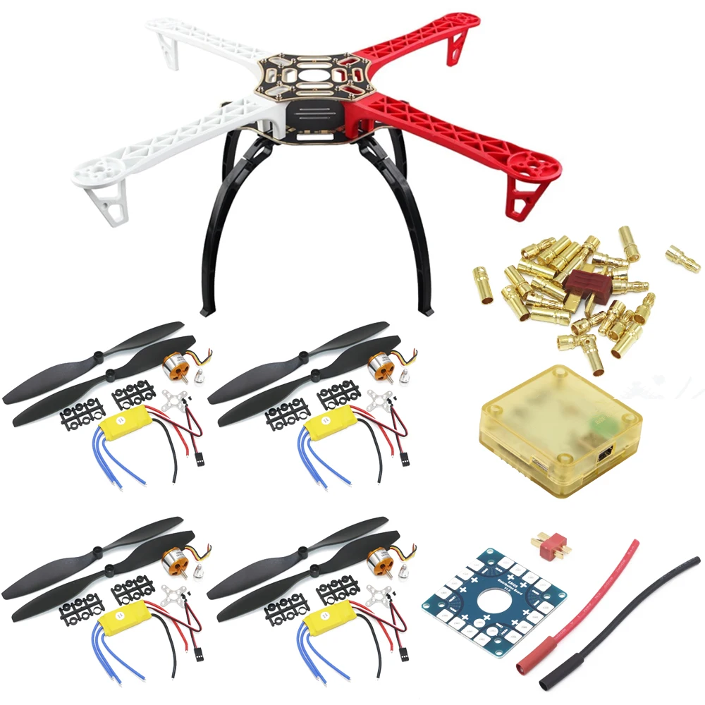 F450 PCB набор рамок с CC3D EVO игровые джойстики доска XXD A2212 1000KV мотор 30A ESC 1045 реквизит