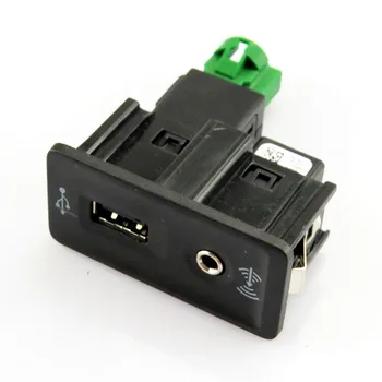 

RWSYPL CarPlay MDI AUX MIB2 PRO USB AMI Input Install Plug Socket Switch 5G0 035 222 E For VW Golf 7 golf MK7 5G0035222E