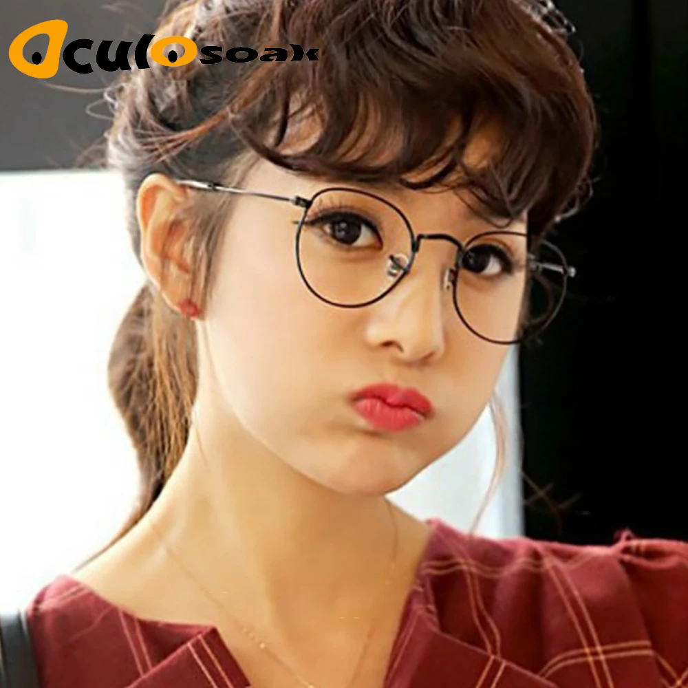 

2019 reading glasses Unisex Fashion Classic Gold Metal Frame Glasses women men Classical vintage style optical