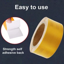 

Reflective Conspicuity Diamond Grade Tape Automotive Motorcycle Trailer Tractor Truck Reflectors red yellow white
