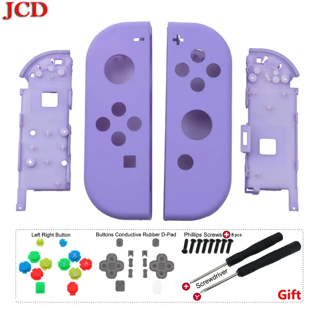 No2 JCD Сменный корпус чехол для shand для переключателя контроллер NS для Joy-Con оболочка игра D-Pad Y Tri-Wing винты отвертка - Цвет: No2