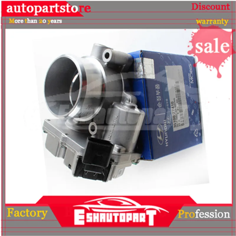 Дизельный Дроссельный заслонки 35100-27410 для hyundai Santa Fe II Tucson JM Sonata Rondo Optima 2,0 2,2 KIA Ceed 2008-3510027410
