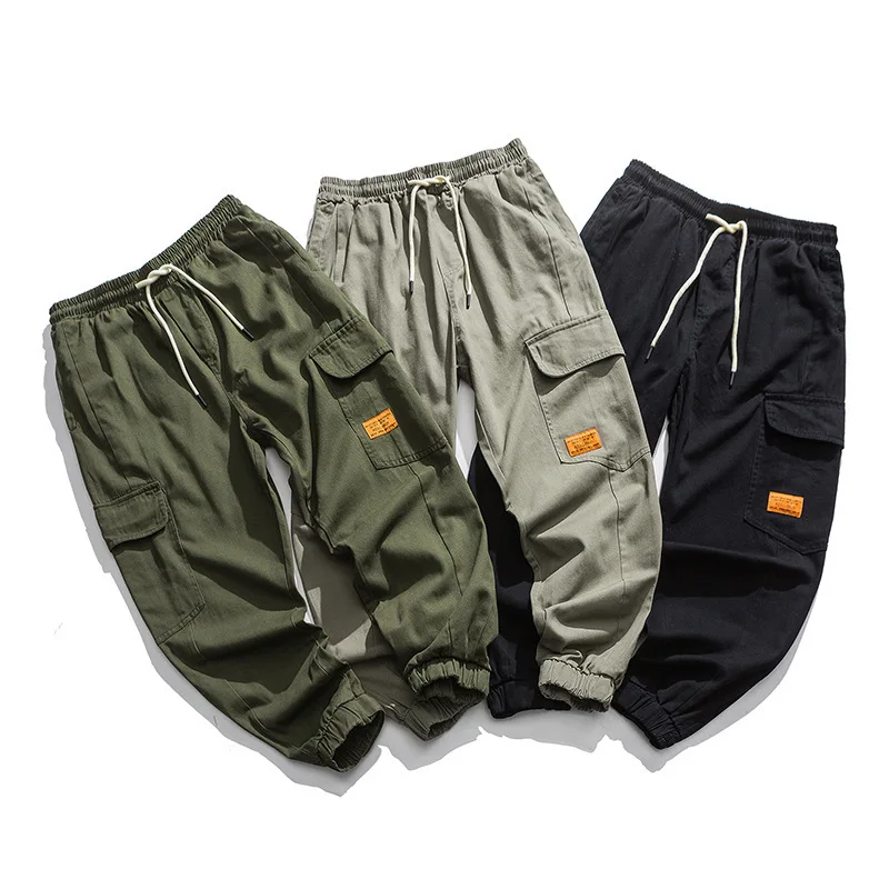 

Wesley Studio 2020 Spring Labeling Loose-Fit Workwear Pants Men's Japanese-style Popular Brand Casual Pants MEN'S Trousers