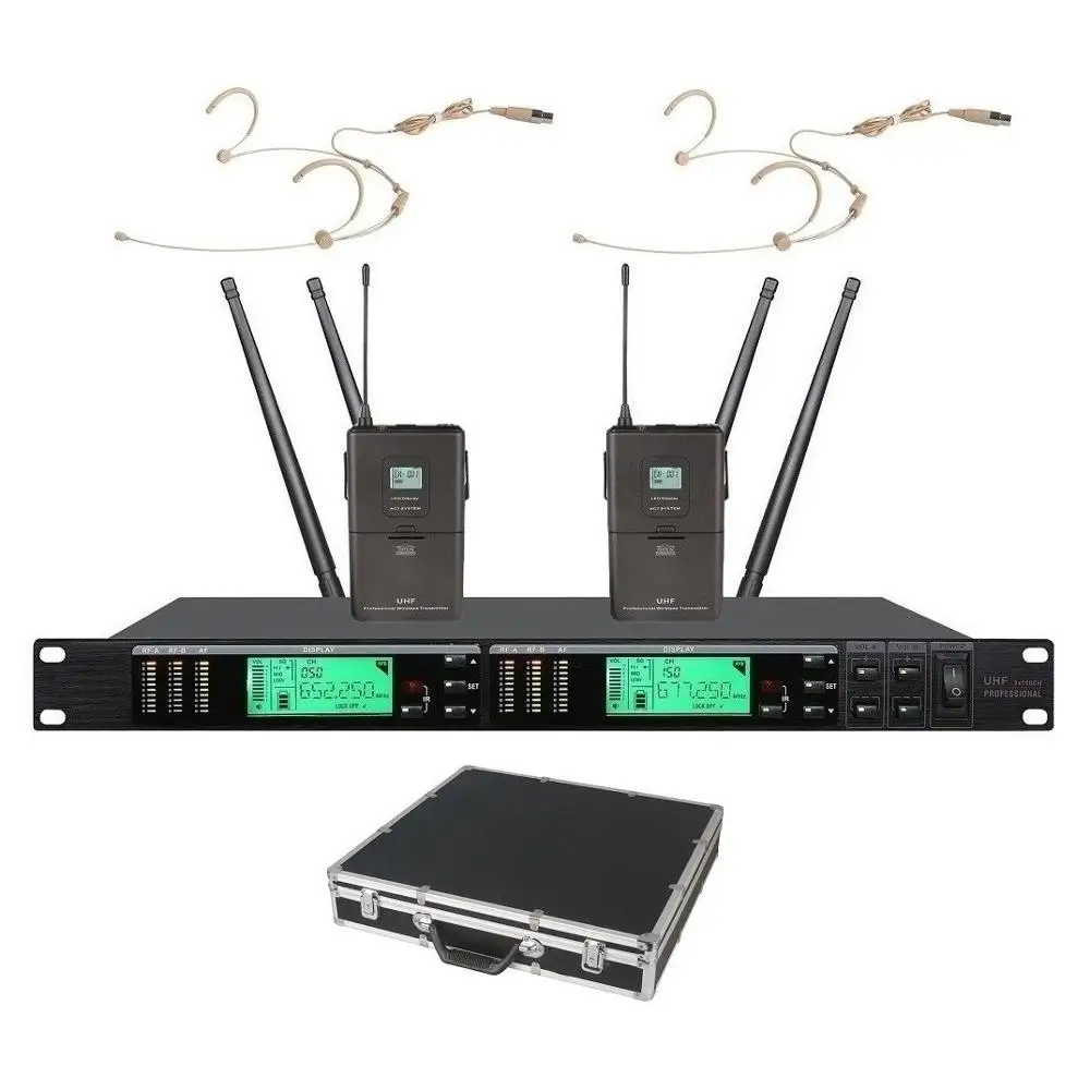 Гарнитура с микрофоном uhf гарнитура истинное разнообразие для микрофона Shure