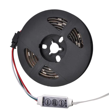 

WS68 12 RGB 5050 SMD LED Strip Lamps Waterproof Flexible LED Tape Light USB 5V Christmas Decoration Lamp White/Black Strip Light