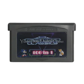 

For Nintendo GBA Video Game Cartridge Console Card Collection 106in1English Language