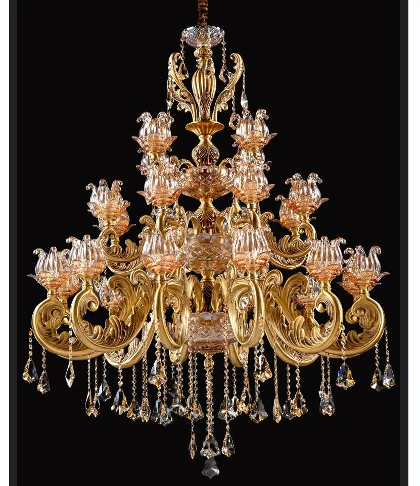 Рисунок 2 - Хрустальная люстра в европейском стиле