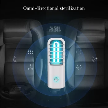 

UVC Germicidal UV Sterilization Light Ozone Lamp Bulb Ultraviolet Light Fold Base For Disinfect Bacterial Kill Mites Deodorizer