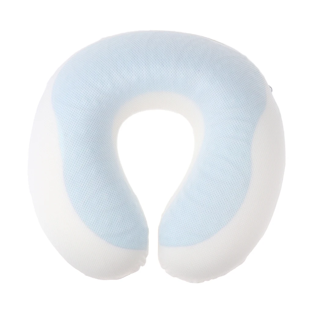 Black Travel Office Home Seat Chair Orthopedic Hemorrhoid Coccyx Tailbone Cushion Pad + U Shaped Gel Memory Foam Cool Pillow