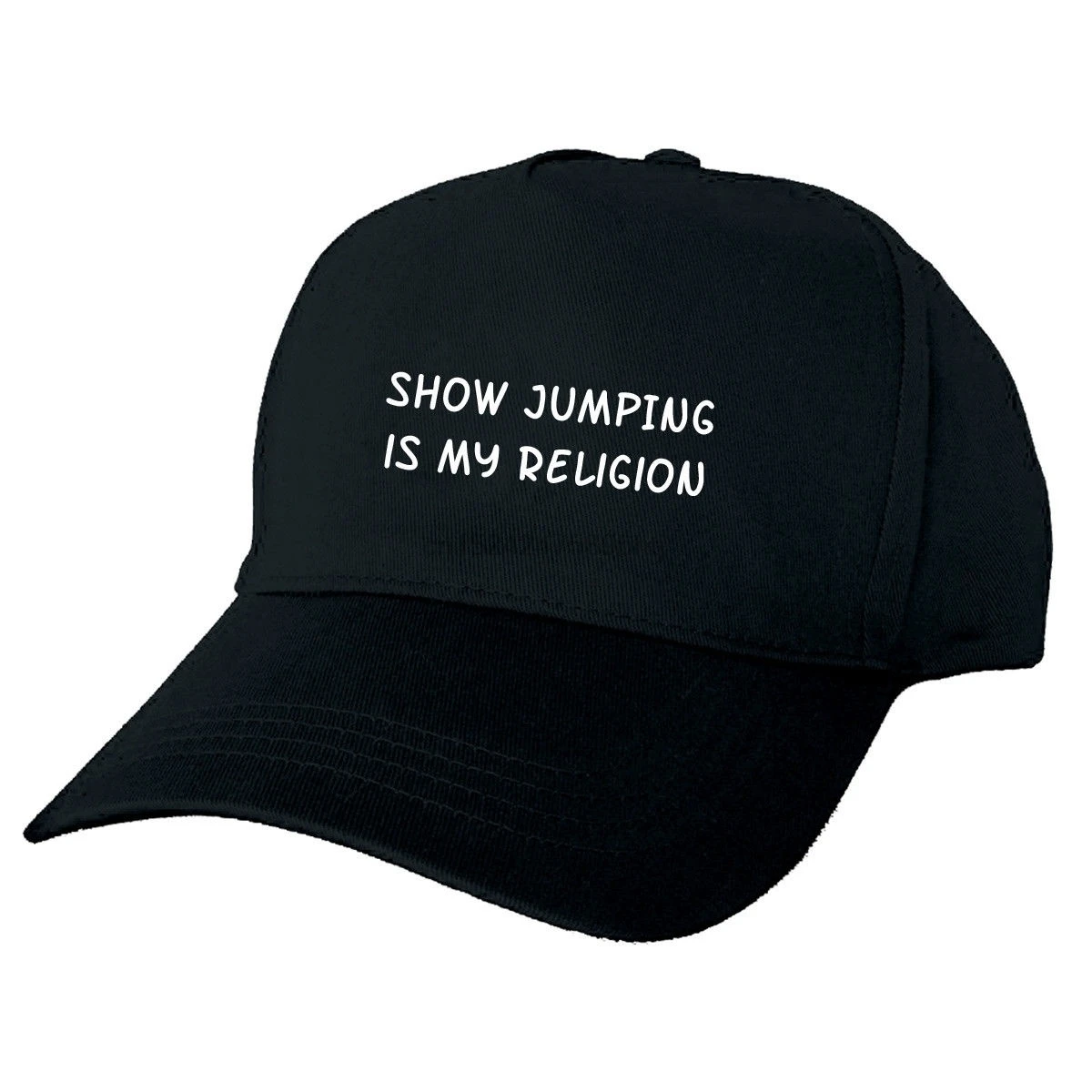 Show Jumping Is My religion черная бейсболка забавная шляпа
